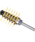 Premium No Nonsense Box Joint And Finger Joint Router Bit With Heavy Duty 8Mm Shank Yg6 Alloy Cutter Head in detailed view.
