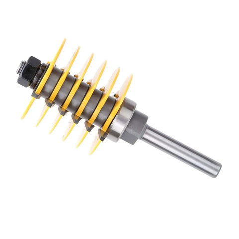 Premium No Nonsense Box Joint And Finger Joint Router Bit With Heavy Duty 8Mm Shank Yg6 Alloy Cutter Head in detailed view.
