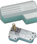 Marine Wiper Motor 12V 1000 Series, 2.5 Inch Shaft, 80 Degree Sweep showing brass arm drive nut and housing