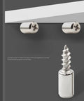Heavy Duty Brass Shelf Pegs Set 20 Pieces Bookcase Pins With Integrated Tapping Screws on dark background