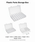 Portable Tool Box Organizer With Clear Compartments And Dividers For Easy Workshop Hardware Storage Durable Polypropylene Construction