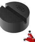 Universal Floor Jack Pad and Rubber Pinch Protector for Cars, SUVs, Trucks and More, 3 Ton Jack Stand Adapter shown with jack