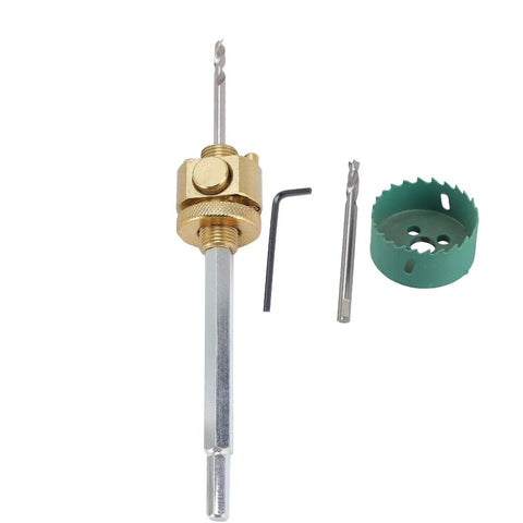 Super Tough Alloy Steel Recessed Light Hole Saw Kit For Drywall Ceiling Drilling With Connecting Rod And Bits To Cut Perfect 70Mm Openings For Can Lights Installation Quick Work, 70mm cutter and bits