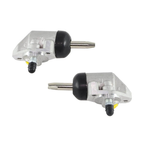 Hydraulic Uni-Servo Trailer Brake Cylinders Pair with Link Arms Left and Right Replacement for 10 x 2-1/4 Inch and 12 x 2 Inch Aluminum