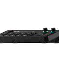 Side view of Video S All-In-One Audio And Video Console For Pro Podcasters And Streamers, Production Switcher with built-in mixing.