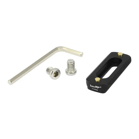 Heavy Duty Quick Release NATO Rail Plate With 1/4 20 Screws Slides Right Into Camera Cage Cheese Plate with wrench and screws.