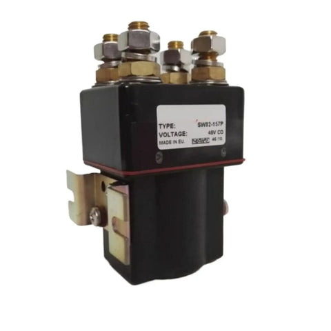 Heavy Duty Double Pole Single Throw Solenoid Contactor Relay Designed Specifically For Excavator And Forklift Parts, 48V CD.