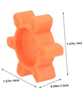 Flexible Rubber Spider Insert For Plum Couplings 40mm Outer Diameter Heavy Duty Jaw Coupling Pad Pro Grade Shock Absorbing Vibration Dampening