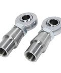 Beefy Chromoly Heim Joints In A No Fluff Set 5/8 Bore 3/4 16 Thread Heavy Duty Rod Ends with chrome finishes and nuts.