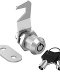 Five Eighth Inch Tubular Cam Lock Keyed Alike Zinc Alloy Lock for tool boxes with keys and mounting plate