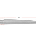 Pro Grade Axe Eye Drift Mandrel Tool For Blacksmiths And Knife Makers, hand forged, 10.82in long, with precise measurements