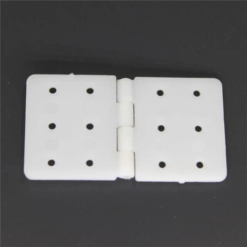 Pinned Nylon Hinges For RC Airplanes Replacement Parts Pack Of 20 16x28 Mm Unfold Size 0.63x1.10 Inches Folding Size 16x15 Mm Pin Hole 1.3 Mm