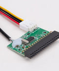 USB To Floppy Drive Adapter Cable For 1.44MB 3.5 Inch Disks, 34 Pin 34P Connector With Power Cable, Turns USB Port Into Floppy Interface For PCs And Laptops, Perfect For Restoring Old Floppy Disks. USB to 34-pin adapter board with power cable