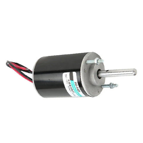 Top Tier 30W PM DC Electric Motor At 24 Volts And 7000 RPM With Copper Windings for DIY gear builds and industrial machines.