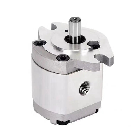 Industrial Hydraulic Gear Pump HGP 1A Series For Beefed Up Heavy Duty Machinery High Precision Gear Pump With Fast Response And Reliable Performance For Industry Equipment Parts, silver metal housing