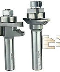 Ogee Stile And Rail Router Bit Set For Seven Thirty-Second Inch Plywood One Half Inch Shank Carbide Tipped Two Piece Kit For Router Tables
