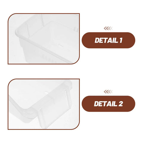 Two Pack Portable White Plastic Pill Organizer Boxes With Space Saving Design And Clear Visibility Featuring Transparent Label Holder For Easy Medication Sorting Ideal For Home Travel Emergency Kits Clinics And Caregivers, detail views