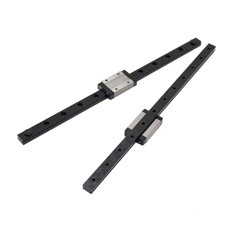 Get Smashing High Precision Linear Guide Rail Kit With Mgn7C Support Blocks And Black Bearing Steel Sliding Guideway For Smooth 300mm Motion, 300mm rails