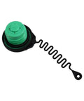 Low Profile Fuel Filler Cap Inner Cover For Smart Fortwo 451 450 Cabrio Upgrade With Glossy Finish Dope Look And Durable Protection Against Mud Scratches Rain And Oil Stains That Keeps Side Profile Lux And Sporty, green and black with tether