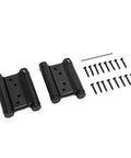 Double Action Spring Hinge Set Auto Close Two Way Door Hinge for Cabinets Wardrobes and Gates Stainless Steel Plated Includes Screws