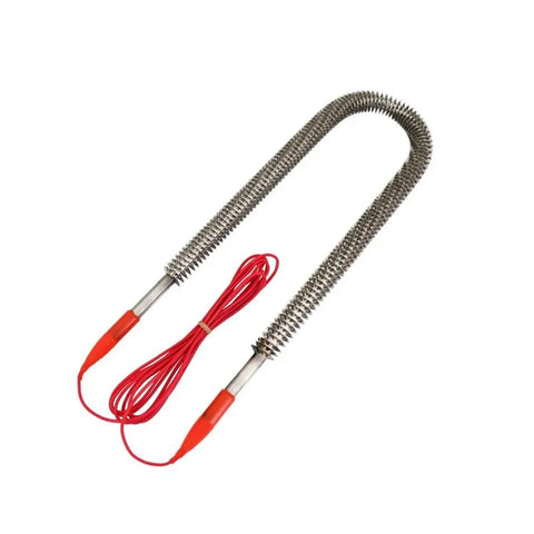 Top Tier 220V 1KW Electric Fin Heater With Waterproof Tubular U Shape Build And 2.5M Power Cord for commercial ovens.