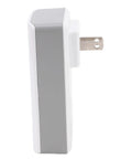 Rock Solid UPS Power Supply Plug And Play 2600 mAh Battery Backup Emergency System side view with plug for wall outlet.