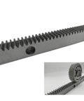 External Gear Rack 1M Long 1Mod 500mm CNC Ready With Precision Straight Teeth, 45 Steel for Accurate Linear Motion