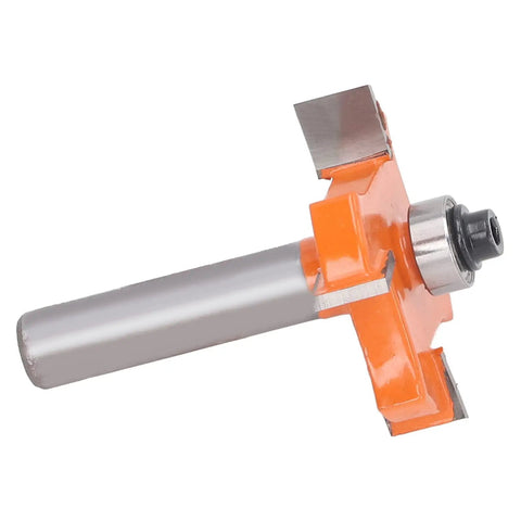 Top Notch 4 Wing Router Bit For Clean Slots In Pine And Particle Board High Carbon Steel Anti Backlash Design With 8mm Shank