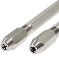 Close-up of Dual End Hexagonal Pin Vise Wire Tool with swappable collets for detailed jewelry and watch repairs.