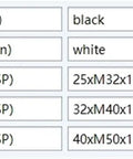 Heavy Duty ER25 ER32 ER40 Collet Nut For Engraving Machine And Lathe With Solid Clamping Power To Stop Tools From Loosening Or Breaking During Tough Milling Jobs Made From Premium Black 40CrMnTi Steel In 32xM40x1.5 Size - Material and size comparison chart.