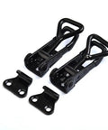 Beefy Steel Toggle Latch Hasp 220lbs Heavy Duty Lock For Tool Box Cabinet Doors Black Finish 90mm Adjustable Tension Control