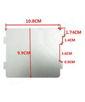 2 Pack Dope Microwave Waveguide Cover Mica Slice Replacement For Ovens, dimensions 10.8cm x 9.9cm, with heat insulation specifications.
