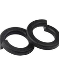 Heavy Duty Lock Washers Set Pro Grade 8.8 Black Carbon Steel Split Spring With Elastic Gasket M2 Through M30 Assortment Including 100 Pcs For M5 Built For Auto Machinery And DIY, black split lock washers