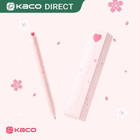 Two Pack Gel Pens With Cute Heart Design In Pink Ink Includes Four Extra Black Refills A Go-To Stationery Set For Journaling