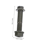 Close-up of Heavy Duty Double End Stud Bolts Set 4 Piece For Outdoor Construction And Automotive Projects Carbon Steel Dual Ended Screws
