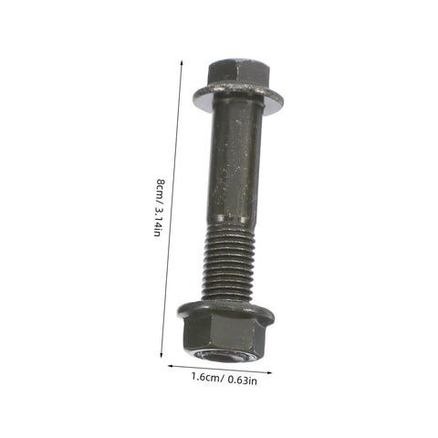 Close-up of Heavy Duty Double End Stud Bolts Set 4 Piece For Outdoor Construction And Automotive Projects Carbon Steel Dual Ended Screws
