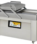 Top Shelf Compact Countertop Food Vacuum Sealer With Heavy Duty Airtight Lock, stainless steel, efficient for meal prep.