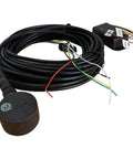 Ultrasonic Fuel Level Sensor Non Contact Gauge For Cars Trucks Motorcycles And Boats Detects Diesel Gasoline Water In Any Tank Material Metal Aluminum Stainless Steel Plastic 100cm Range AI Signal Filtering No Drill Holes Needed device with wires and connectors