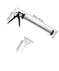 Built Tough As Nails Metal Caulk Smoothing Tool With Thick Reinforced Rod For Precision Sealant Bead Control Pro Finish dimensions and details.