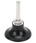 Badass Workhorse Air Powered Die Grinder With Sleek 90 Degree Bent Shaft - close-up of metal shaft and black base.