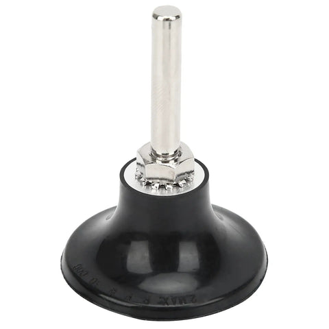 Badass Workhorse Air Powered Die Grinder With Sleek 90 Degree Bent Shaft - close-up of metal shaft and black base.