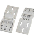 2 Pack Universal Freezer Hinges with 6 Holes, 95 to 110 Degrees Folding Design, Built to Last with Durable ABS, No Fuss Install