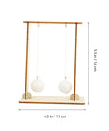 Two-Piece Physics Experiment Kit For Students, Engaging Science Tools For Classroom And Home Learning, showing ball apparatus