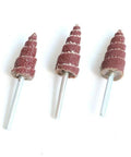 Pro Grade Flap Wheel Grinders With 10mm And 12mm Shank Cones for sanding wood, metal, plastic, polishing, abrasive tools.