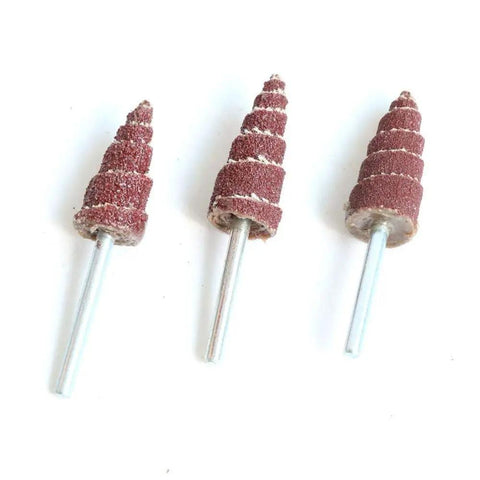 Pro Grade Flap Wheel Grinders With 10mm And 12mm Shank Cones for sanding wood, metal, plastic, polishing, abrasive tools.