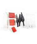 Rock Your DIY Projects With This 3 Piece Step Drill Bit Set Feat 1/4 Inch Hex Shank For High Speed Drilling In Wood And Plastic Plus No More Changing Bits Just Get It Done! 3 black step drill bits in cases