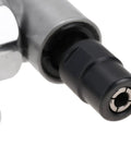 Detail of the nozzle of the Dead Beat Free 90 Degree Air Angle Die Grinder Equipped With A Rugged Copper Motor.