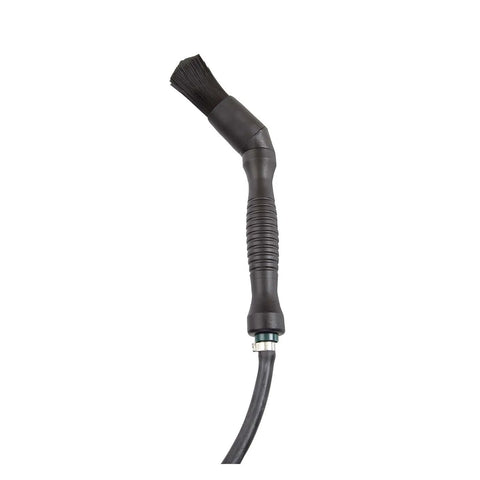 Heavy Duty Portable Parts Washer spray nozzle with rubber grip for effective cleaning of tools and engine parts.