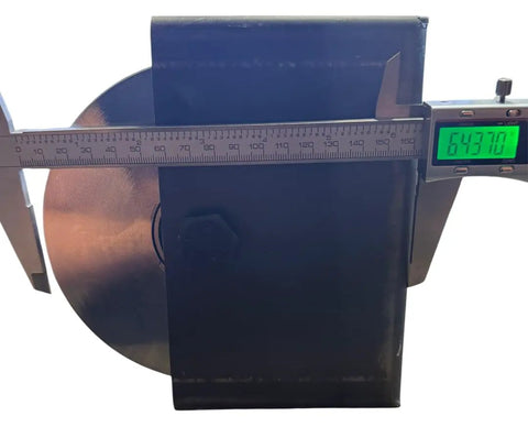 6 In Chrome Plated Steel V Groove Wheel With Box Mount Featuring A Smooth 5/8 In Axle And Rugged As Nails 3000 Lb Load Capacity Built Tough for measurement display.