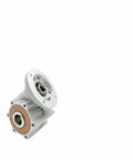 Waterproof Worm Gearbox Reducer CYXRV70 with 19 input and 30mm output shaft, visible in front view, for car washing systems.